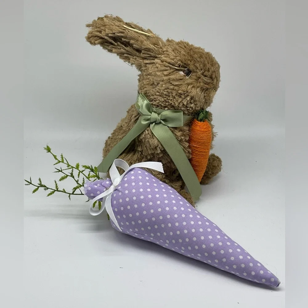 Set of 3 Easter Fabric Carrots / Easter Decor / Handmade Easter Decor - Picture 2 of 4